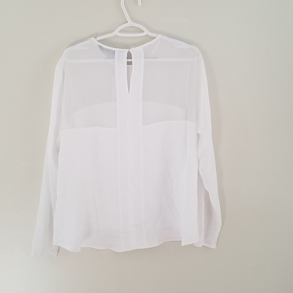 Zara sheer illusion blouse - Picture 2 of 2